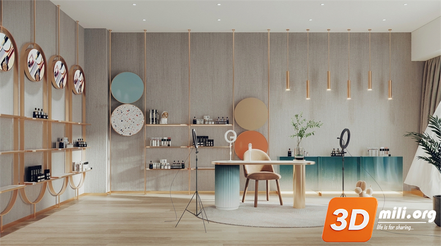 Cosmetic Store Skp Files 